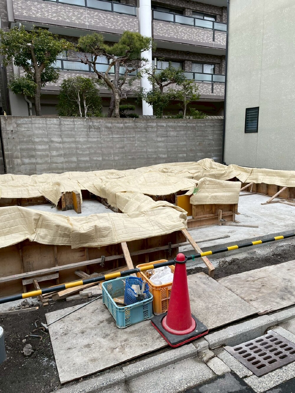基礎立ち上がり打設