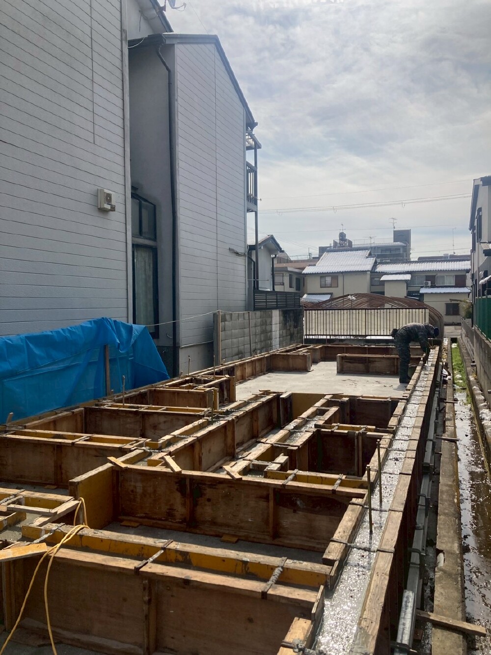 基礎立ち上がり打設