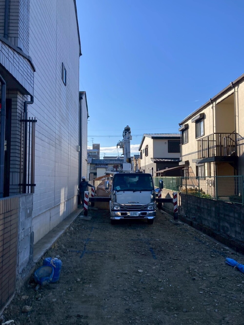 地盤改良工事スタート！