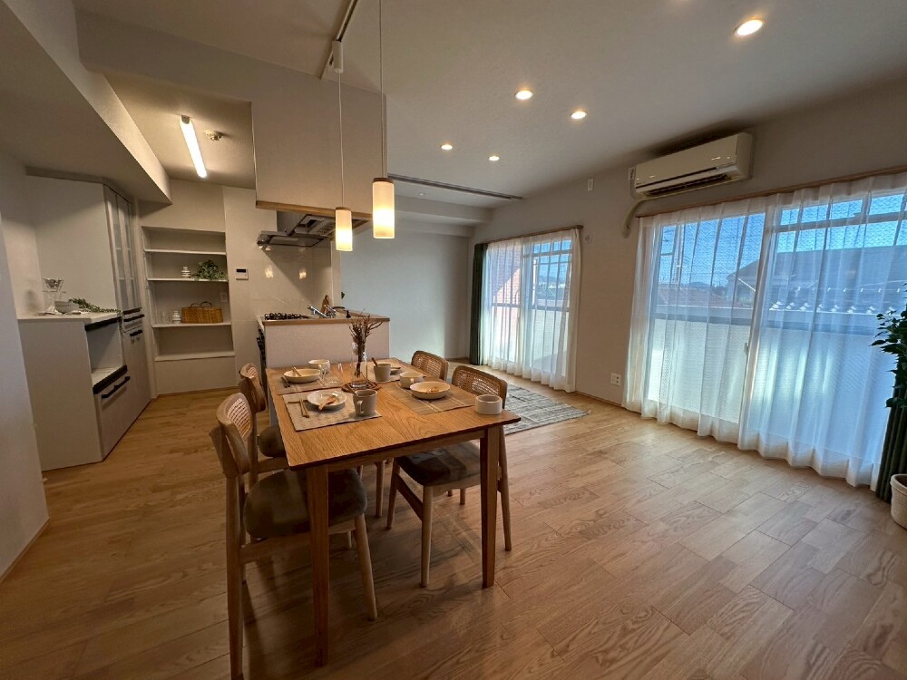 カーテンの取付