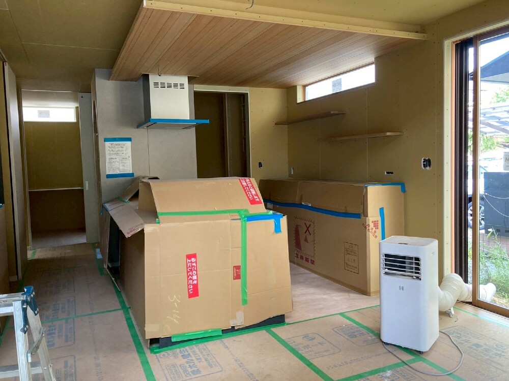 キッチン施工完了